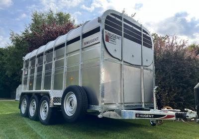 Nugent 14x6 Tri axle cattle Trailers