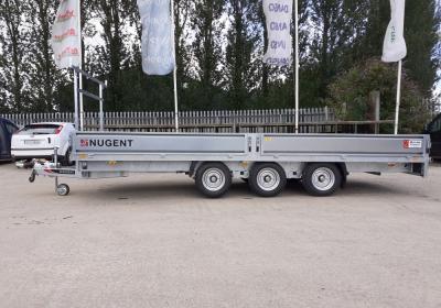 Nugent 18 x 6'7 Tri Axle Dropside Trailer 